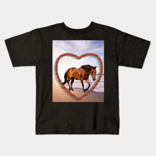 A Horse Pure Love Kids T-Shirt